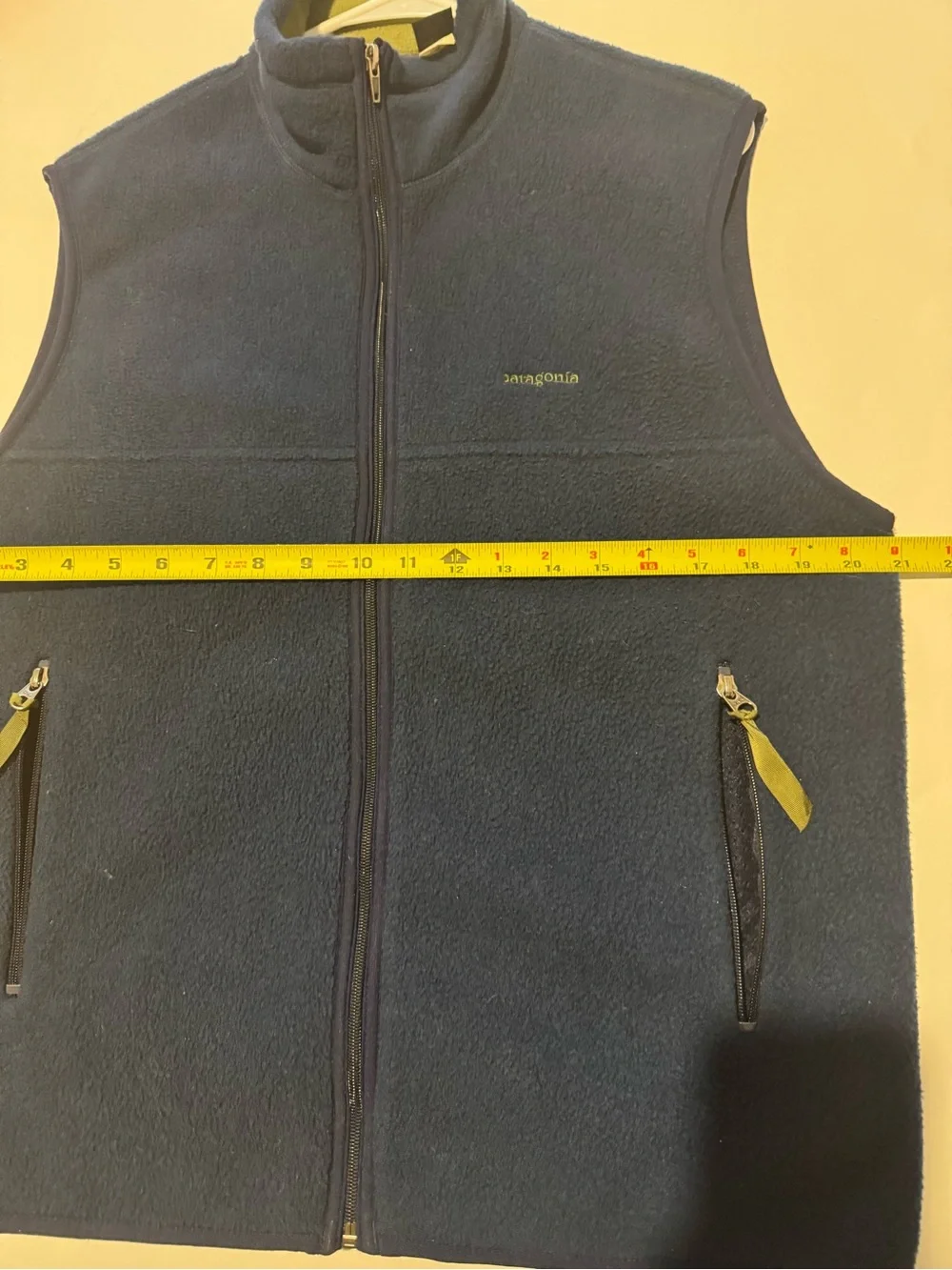 Patagonia Navy Blue Full-Zip Fleece Vest - Men's